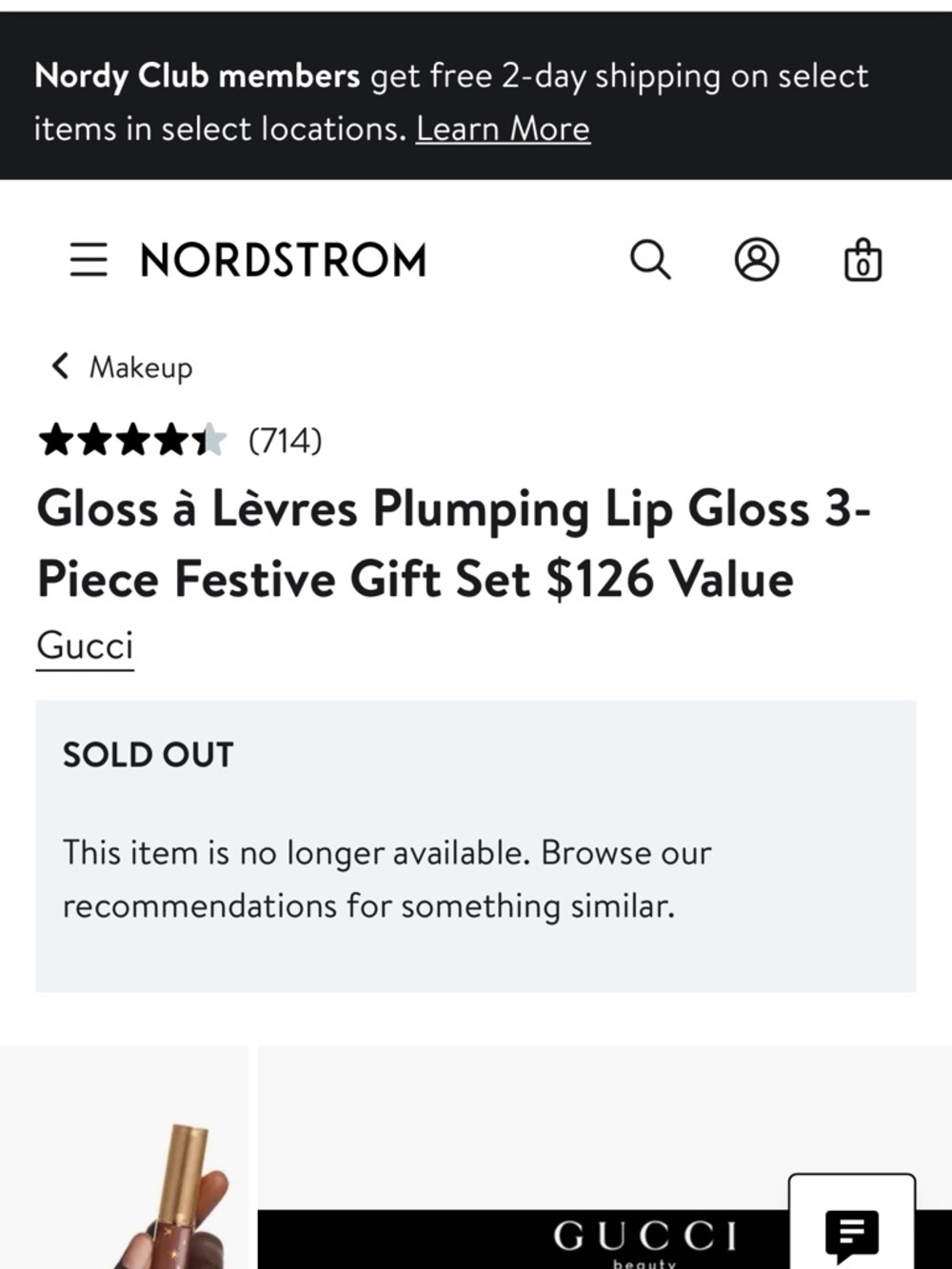 Gucci Beauty Triple Plumping Lip Gloss Set — Clear, Brown, Red - Picture 3 of 3